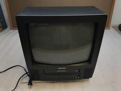 Toshiba MV13K2R CRT TV VCR Combo Television for Retro Gaming - No Remote
