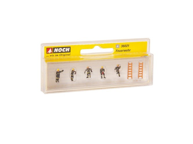 NOCH 36021 - N Fire Brigade, (Black Protective Suits) - New