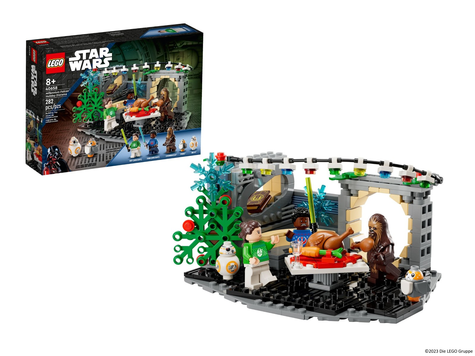 LEGO Star Wars Millennium Falcon™ – Weihnachtsdiorama (40658) - Bild 27