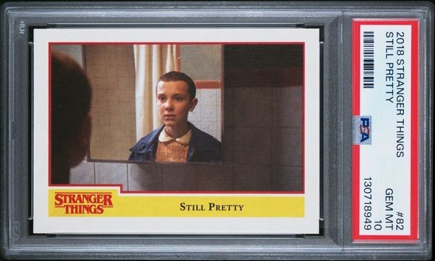 Topps Stranger Things Eleven 2018 todavía bonito #82 PSA 10 ¡Pop 4!