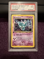 Misdreavus Holo Rare Card - Pokemon Neo Revelation 11/64 - PSA 9 on eBay