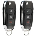 2 For 2015 2016 2017 2018 2019 Ford F-150 F-250 350 Keyless Remote Flip Key Fob