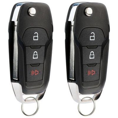 2 For 2015 2016 2017 2018 2019 Ford F-150 F-250 350 Keyless Remote Flip Key Fob