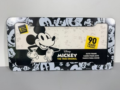 Mickey Mouse License Plate Frame Plastic Car License Plate by Chroma New Sealed