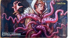 Tendrils of Agony Playmat STITCHED Eternal Weekend 2025 MtG Magic Championship