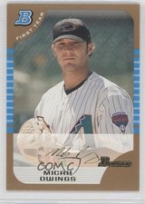 2005 Bowman Draft Gold Micah Owings #BDP108 0b5