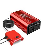 300W Portable Power Inverter Compatible with Milwaukee, DC 18V/20V to AC...