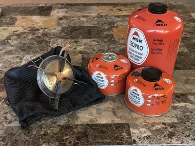 #ad #ad MSR ISOPRO Full Fuel Canisters And Stove Top Cooker For Camping And Hiking $62.47