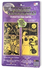 The Paper Magic Group Halloween Window Silhouettes, 30" x 60",  K-Mart 2000, NIP