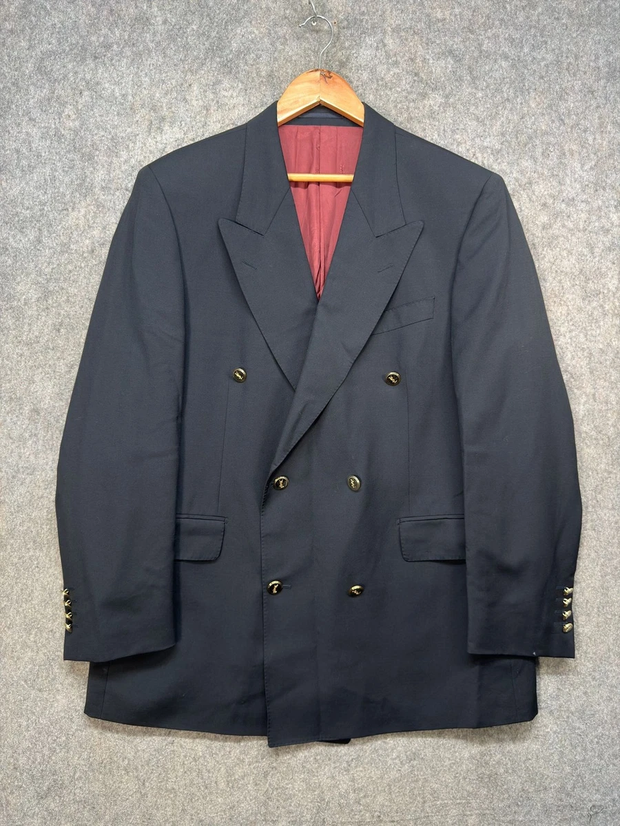 YSL, Yves Saint Laurent Regular Double Breasted Men's Suits