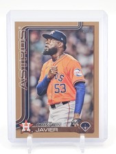 CRISTIAN JAVIER 2025 TOPPS SERIES TWO BASEBALL GOLD #509 /2025 ASTROS Q3478