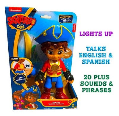 Santiago Of Seas Pirate Lightup Eng Span 20+Sound Phrase FisherPrice Nickelodeon