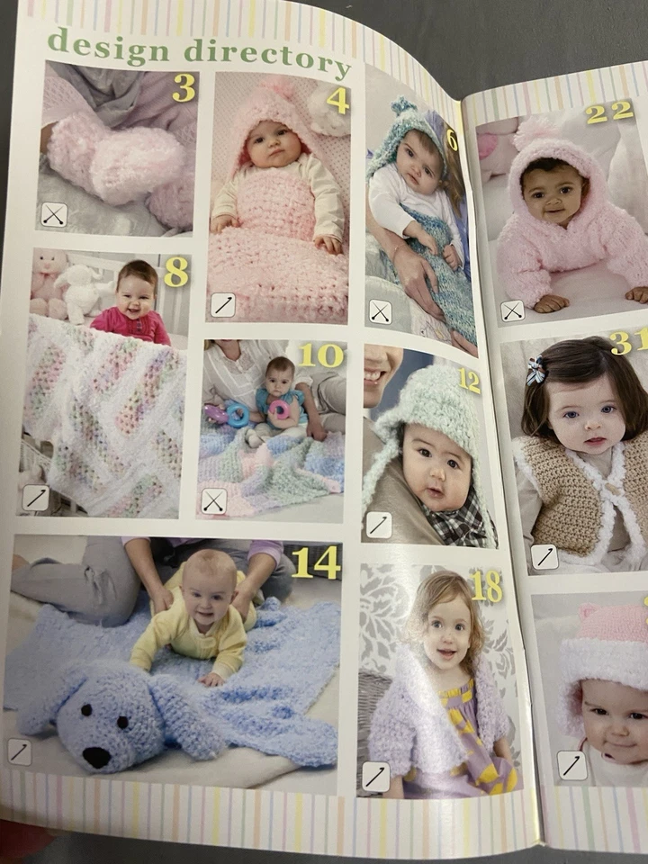 Red Heart Hubbable Baby  Knit & Crochet Pattern Booklet - Image 4 of 4