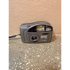Vivitar Big View 35 Auto Focus Motor 35mm Film Camera Silver