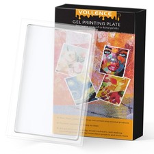 8 X 10 Gel Printing Plate - Reusable Gel Monoprinting Plate for Press Art