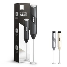 Keplin Milk Frother - Handheld, Electric Milk Foam Maker with Stainless Steel