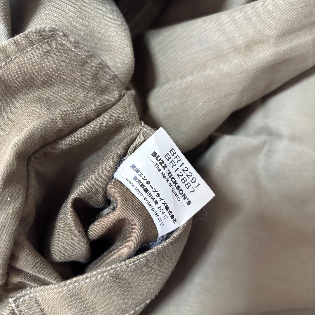 Buzz Rickson'S A-2 Deck Jacket Triangular Flap - image 7