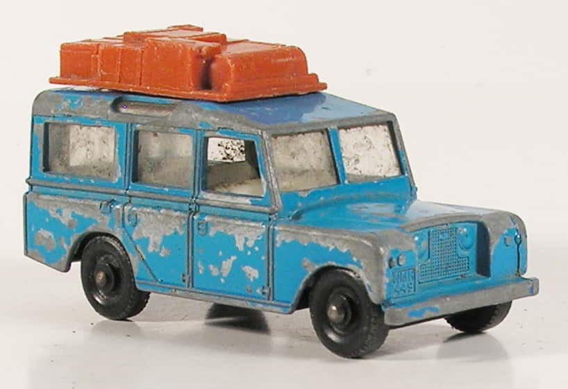 MATCHBOX 12 LAND ROVER LWB 110 SAFARI VINTAGE LESNEY 1-75 ENGLAND ATE
