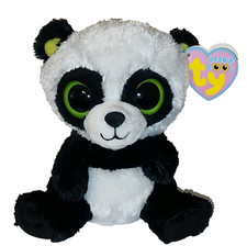 NM* Ty Beanie Boos - BAMBOO the Panda (2010 Gen Tags - Solid Eyes) 6" NMWMT