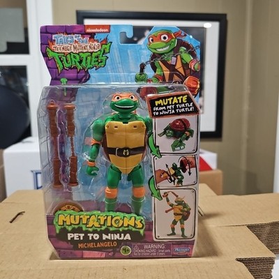 2024 Teenage Mutant Ninja Turtles TMNT Mutations Pet to Ninja FigureMichelangelo