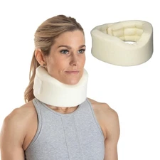 Adjustable Cervical Brace for Neck Pain Relief Post-Op Support Cream