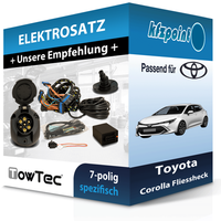 für Toyota Corolla Fliessheck 04.19- Towtec E-Satz 7Polig Fahrzeugspezifisch NEU