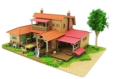 Sankei Miniatuart kit Studio Ghibli series memories of Marnie Oiwa home 1/150 s