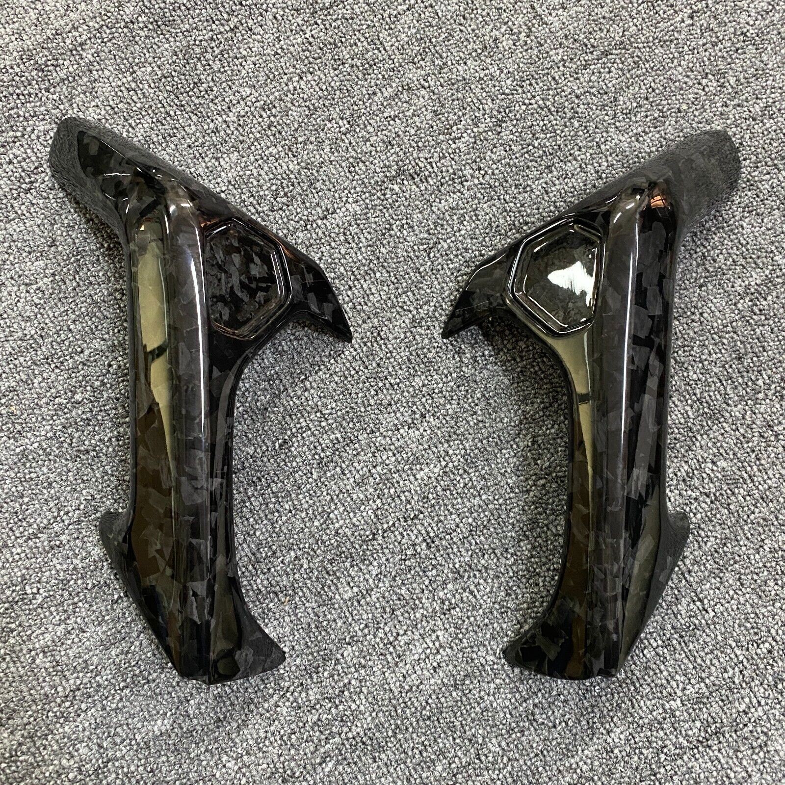 Forged Carbon Car Door Handle Cover Replace For Lamborghini Huracan Lp580 Lp610