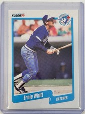 1990 Fleer - Ernie Whitt - #97 - Toronto Blue Jays