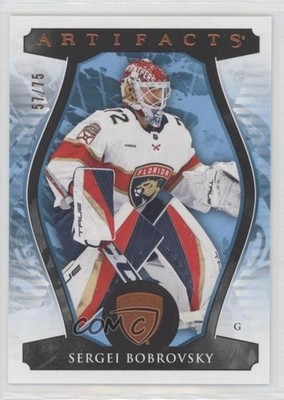 2023-24 Upper Deck Artifacts Goalies Autumn 57/75 Sergei Bobrovsky #152 av1
