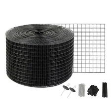 8in x 100ft Solar Panel Bird Guard Mesh Critter Roll Kit 70pcs Fasteners