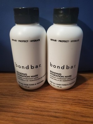 Lot of 2 BondBar Bonding Hydration Mask Repair Protect Hydrate 4 oz each