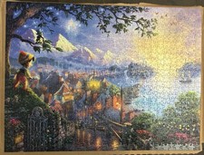 Thomas Kinkade Disney Pinocchio Wish Upon A S...