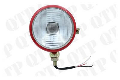 Headlamp Red 35 LH Plain Lens Narrow Back