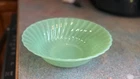 Vintage Anchor Hocking Fire King Jadeite Swirl Serving Bowl