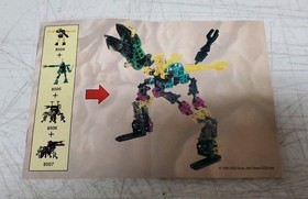 Lot of 3: LEGO Technic Throwbots 8505, 8506 & 8521 w/Some Discs, Pre-Owned *READ