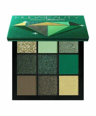 HUDA BEAUTY  EMERALD OBSESSIONS   9-COLOR EYESHADOW PALETTE NIB FREE SHIPPING