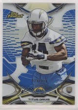 2015 Topps Finest Blue Refractor 20/250 Titus Davis #88 z6b