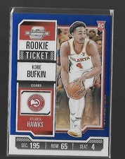 2023-24 Contenders Optic Basketball - Kobe Bufkin #17 Blue /99