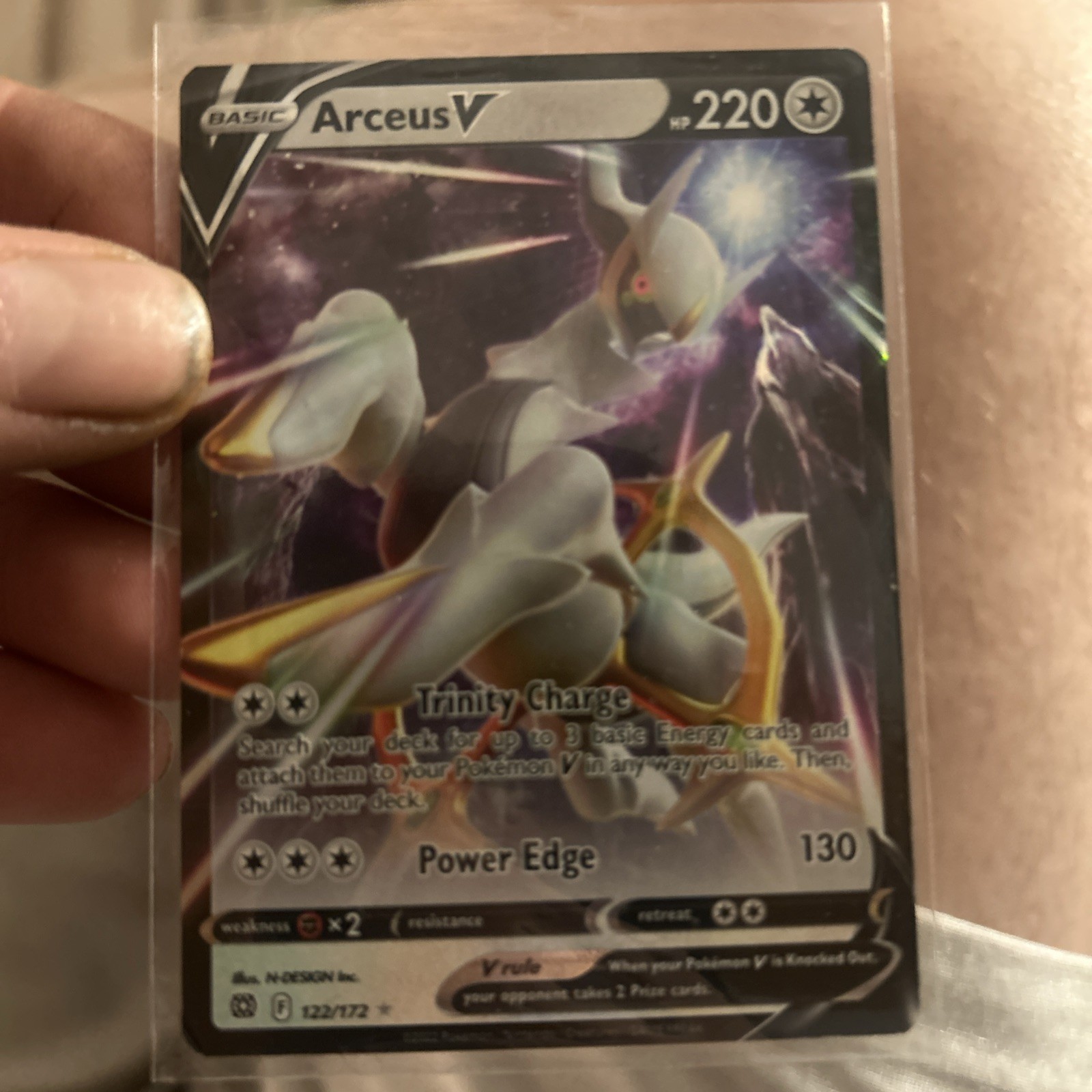 Pokemon 2022  Arceus V 122/172 - Near Mint (NM)
