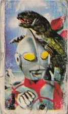 Ultraman vs Kaiju Japanese Menko Card Vintage 80620 Original Japan