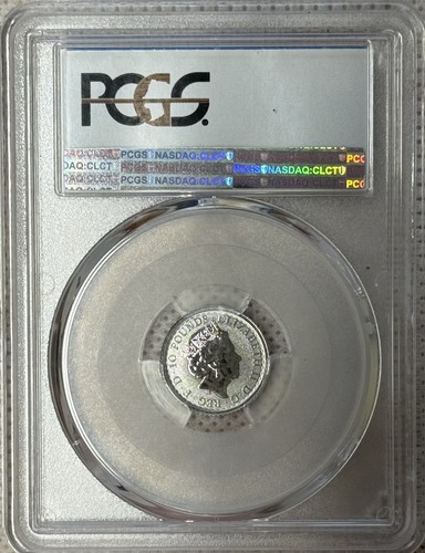 2018 1/10oz British Platinum Britannia Coin PCGS MS69 First Day of Issue - Picture 2 of 2