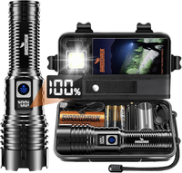 Shadowhawk Taschenlampe Led Aufladbar Extrem Hell, 500000 Lumen Taschenlampen Ba