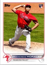 2022 TOPPS UPDATE RED DIE CUTS BASEBALL #US318 FRANCISCO MORALES