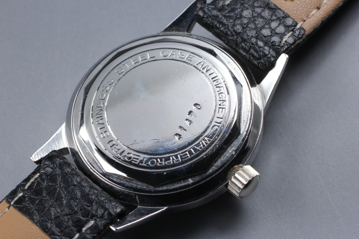 OH Serviced Vtg 1954 Seiko Super Antimagnetic 32mm Rare Hand