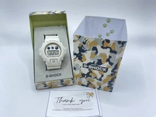 CASIO G-SHOCK DW-6900SHB-7JR White Shiba Inu Model Men's Watch Day/Date