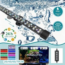 hygger 24/7 Submersible Aquarium Light Full Spectrum 7 Color Adjustable Tiimer