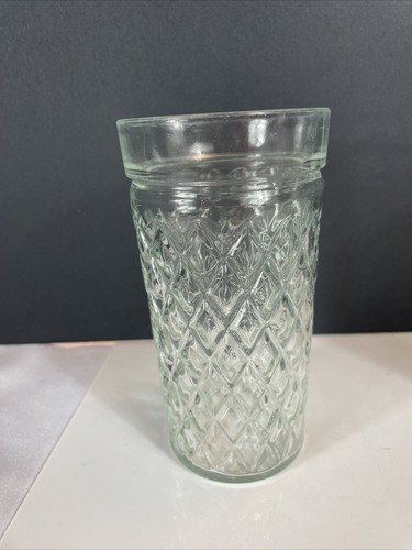 Anchor Hocking Gesteppte Trinkgläser Diamond Point Becher 12 Unzen Set 3 Vintage - Bild 2 von 19