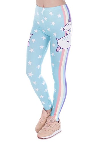 Unicorn Stars Leggings - One Size - 8/10/12. Fringoo - Picture 5 of 7