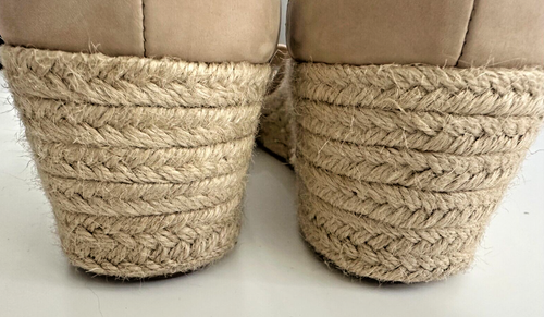 ABEO Espadrille Riviera Ankle Sandal W Size 9 Sand Nubuck-best walking sandal - Picture 6 of 7